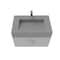 Castello Usa Nile 30-inch Gray Vanity Set with Gray Top and Brushed Nickel Handles CB-MC-30G-BN-2053-GR - alternate 2